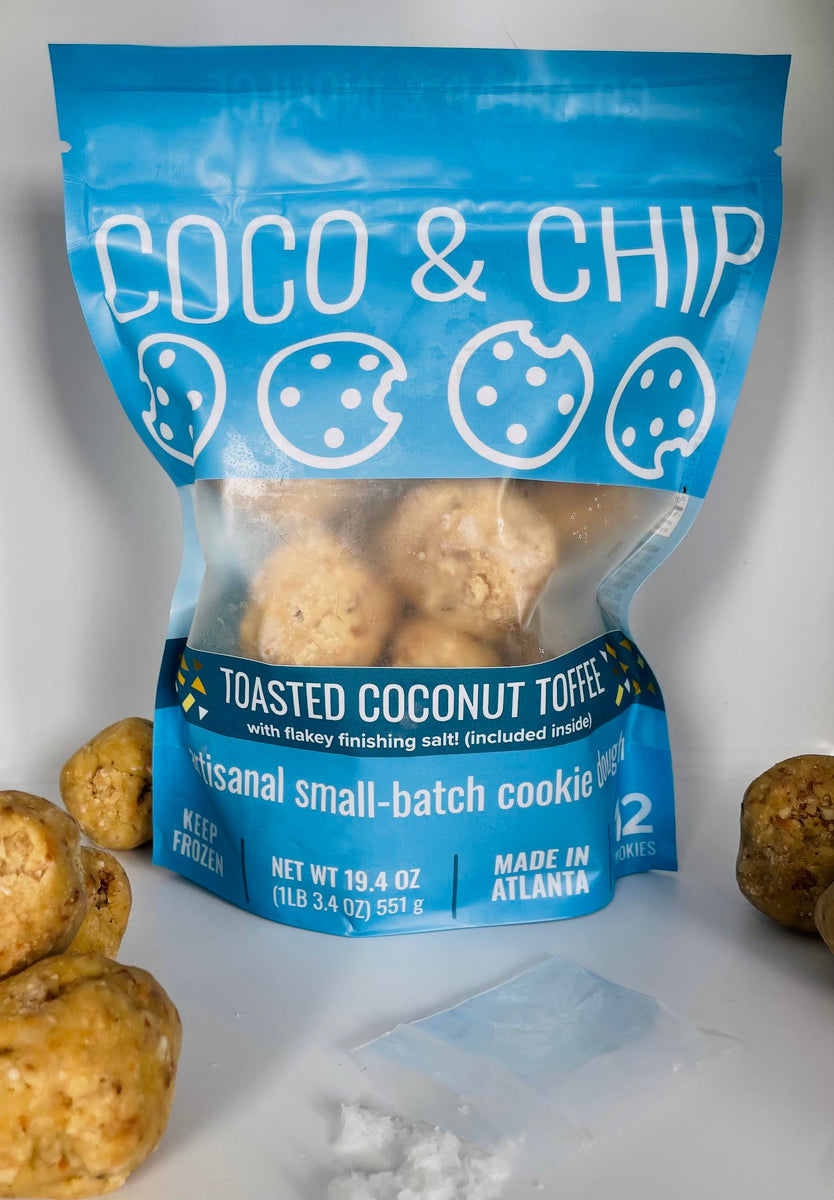 Toasted Coconut Toffee Cookie Dough